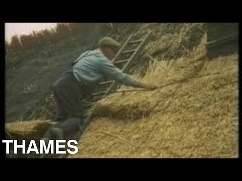 How to Thatch a roof | Roof Thatcher | Finding out | 1973
