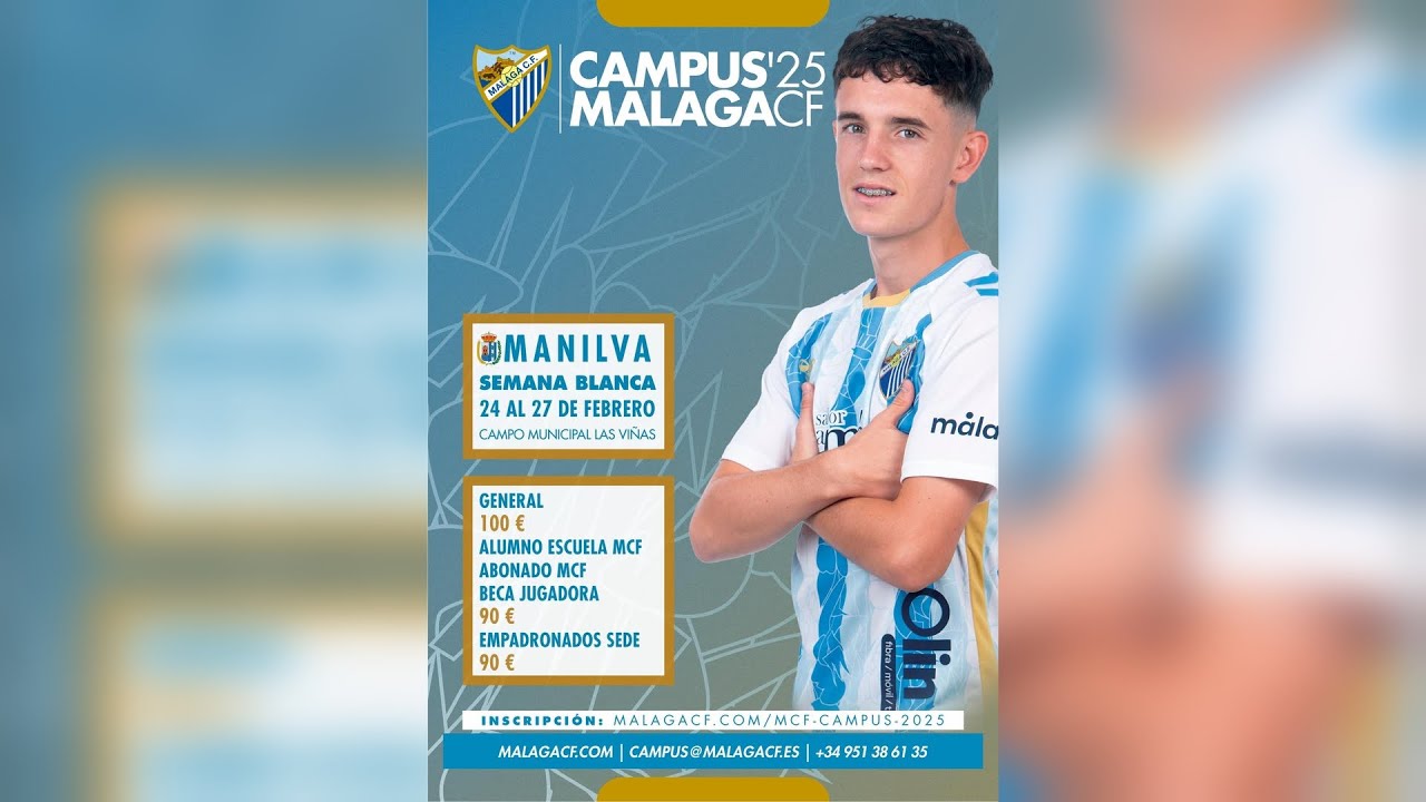 Inscripciones Campus Málaga CF 2025