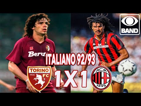 ITALIANO 92/93 - TORINO 1X1 MILAN - BAND - JOTA JR