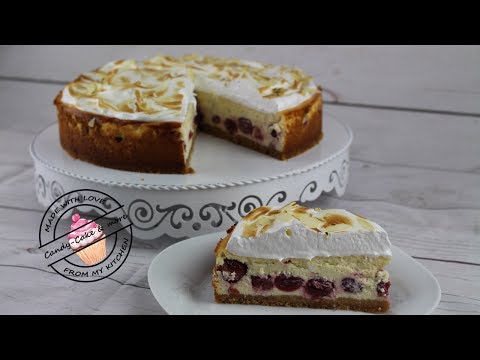 Kirsch-Käsekuchen mit Baiser I Käsekuchen I Cheesecake