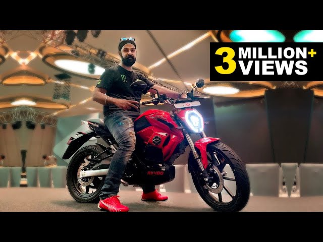 Revolt RV400 electric bike exhaust note 