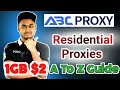 Abcproxy 1GB 2 Residential Proxies Best Proxy For Whatsapp Telegram CPA Surveys
