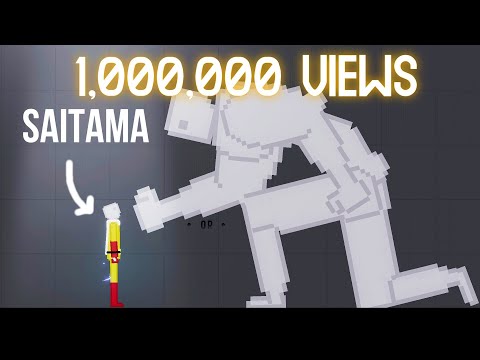 SAITAMA vs Buff Human in Deadly Battle Wrestling Spike Pit - People Playground