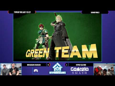 Typo @ Lab 7/13/17 - NovaOkami/Harlock vs Hyper/SaltOne - Smash 4 Doubles Grand Finals