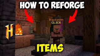 How to Reforge Items in Hypixel Skyblock | How to reforge Hypixel Skyblock
