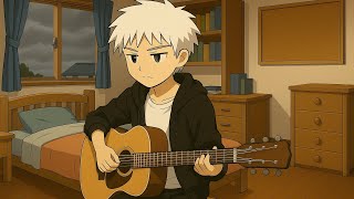 Download lagu Main Gitar di Kamar Saat Hujan, Vibes Anime Banget!😴😴😴 mp3