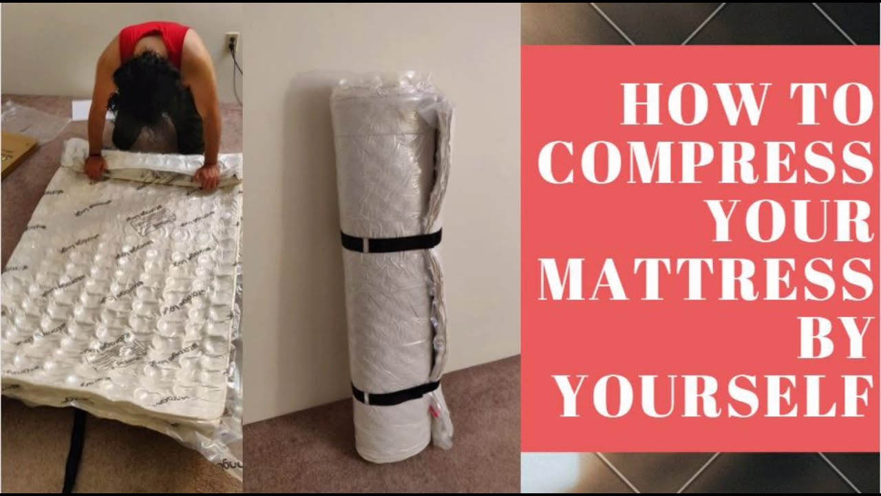 How to compress a spring mattress at home | How to vacuum pack any Twin / Queen mattress by Yourself