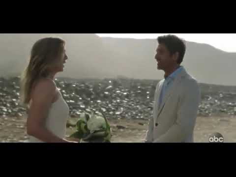 Meredith and Derek wedding at the Beach, Grey’s Anatomy (S 17x13)