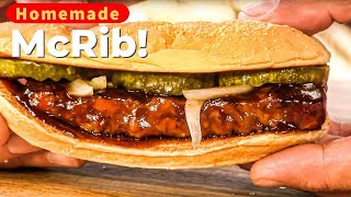 How To Make The McRib Sandwich! | The BEST McRib Copycat!