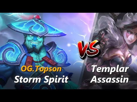 Topson mid Storm Spirit vs Templar Assassin | First 10 minutes