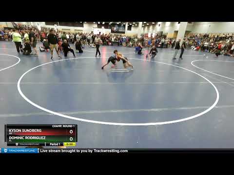 92 Lbs Champ. Round 1 - Dominic Rodriguez, FL Vs Kyson Sundberg, SD 644d