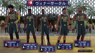 NBA2K24 紅白戦　記録2