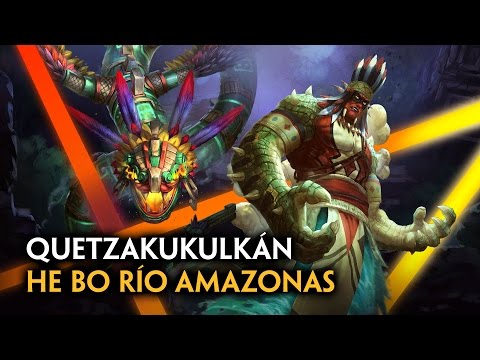 Revelación de Aspecto Quetzalkukulkán y Río Amazonas - Transferencia SMITE