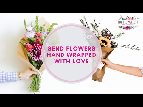 Wrapped flowers, the perfect gift for any price range!