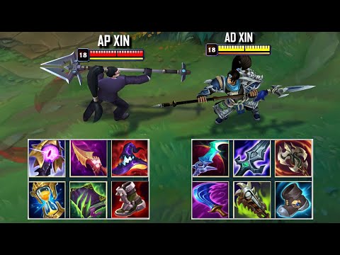 AP XIN ZHAO vs AD XIN ZHAO FULL BUILD FIGHTS & Best Moments!