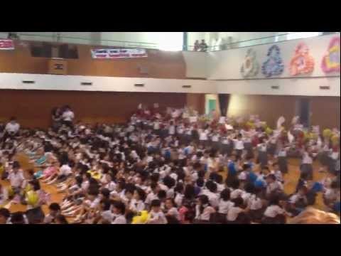 Olympic/Jubilee presentation to St John's Choir, Cambridge -- Seibi