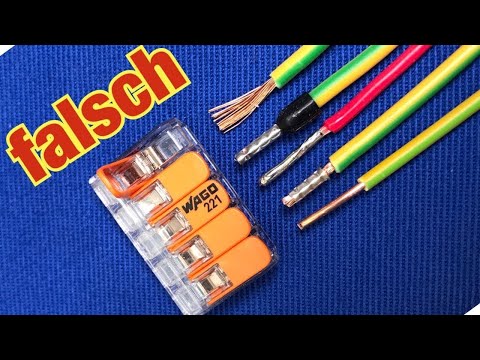 Diese Fehler werden leider oft gemacht mit Wago Klemmen! Proofwood