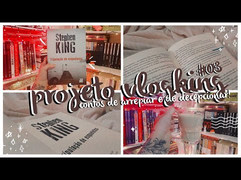 🎈📹 VLOGKING #03 | lendo Tripulação de Esqueletos do Stephen King e mais um calhamaço do mestre 💀