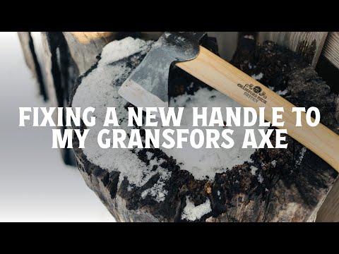 Fixing a new handle on my Gransfors Bruk axe