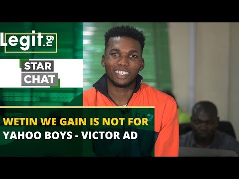Victor AD Interview at Star Chat: Wetin We Gain is Not For Yahoo Boys | Legit TV