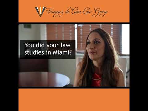 You did your law studies in Miami?