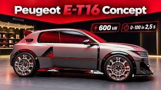 Peugeot E-T16 Concept: Elektro-Rallye mit +800 PS & 300 km/h in 16s