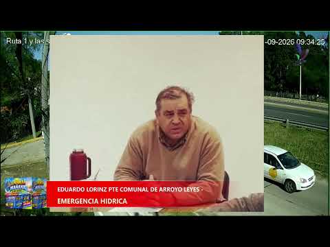 EDUARDO LORINZ PTE COMUNAL ARROYO LEYES   ADHESION A LA EMERGENCIA HIDRICA