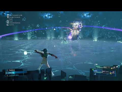 Ramuh in "Top Secrets" gauntlet in hard mode in Final Fantasy VII Remake Episode INTERmission