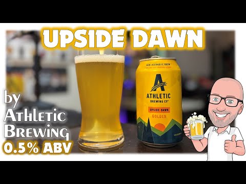 Upside Dawn by Athletic Brewing (the BEST non-alcoholic golden ale!?)