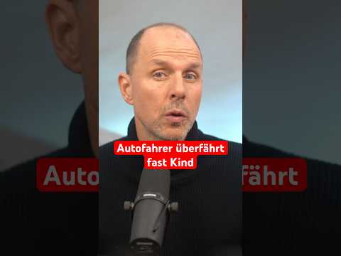 Das war knapp! 😨 Autofahrer überfährt fast ein Kind @rlp_dashcam  | WBS.LEGAL #shorts