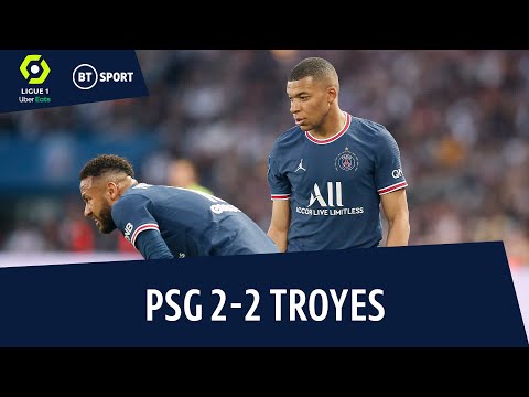 PSG v Troyes (2-2) | Marquinhos & Neymar score as champions blow two-goal lead | Ligue 1 Highlights