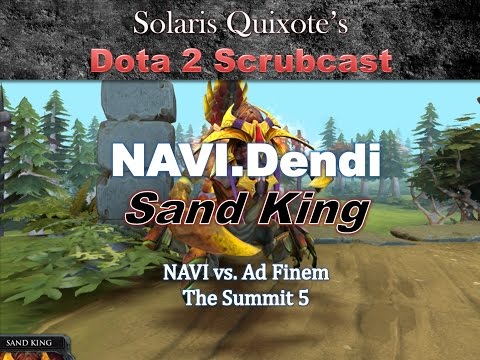 NAVI.Dendi Sand King (NAVI vs. Ad Finem) [The Summit 5]