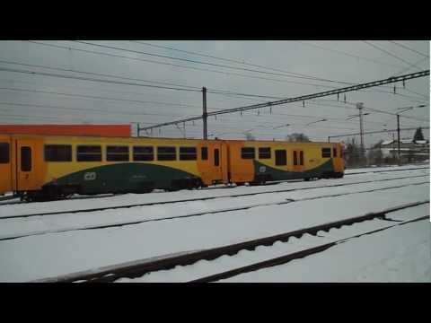 Odjezd vlaku Os 17614 (ČD 814.070) - Chomutov, 13. 3. 2013
