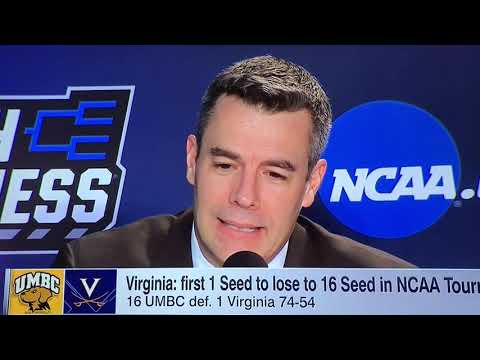 Post Game Press Conference - Tony Bennett after losing to UMBC