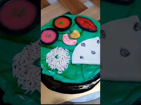 fish thali cake#cake for fish lover #chocolate truffle cake #fondant cake#trending