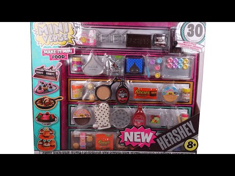 Miniverse Make It Mini Food Hershey Multipack DIY Resin Craft Unboxing Review