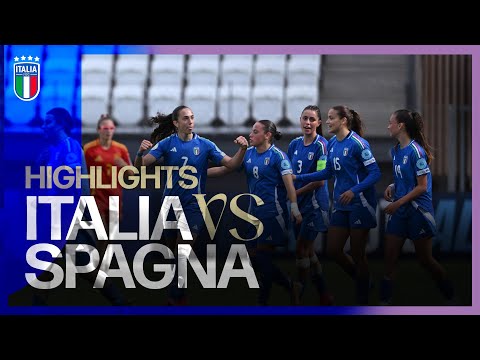 Highlights: Italia-Spagna 2-1 | Women’s Under 17 EURO 2025