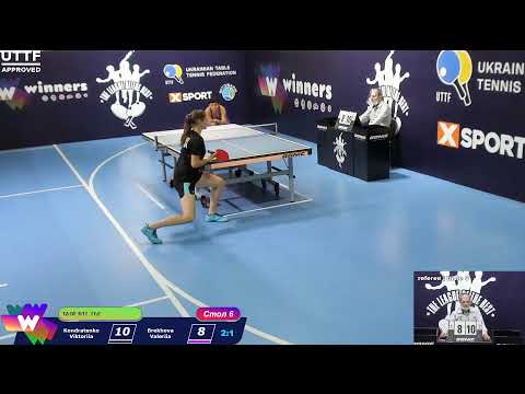 Kondratenko Viktoriia-Brekhova Valeriia League of Best Table Tennis 6 11:40 04.10.2020