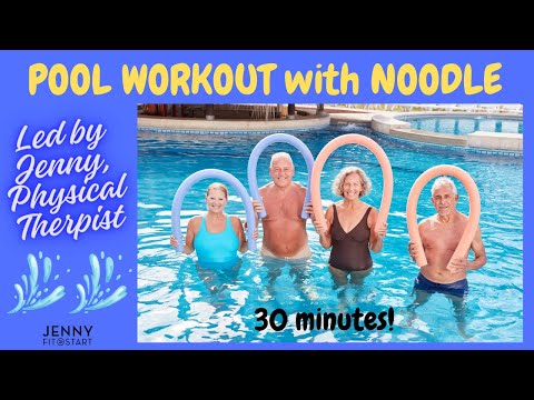 30 minute POOL WORKOUT (with noodle)