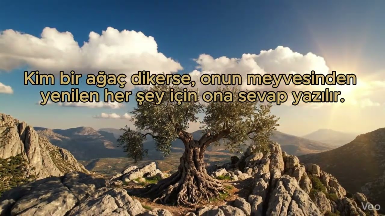 Bir Ağaç Dikmenin Sevabı | Anlamlı Hadis