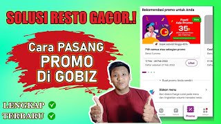 Download lagu TIPS RESTO RAMAI | Cara Pasang PROMO Di Gobiz mp3