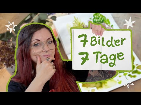 7 Bilder ✦ 7 Medien ✦ und eigentlich 🫣 7 Tage Kunst im HEMPA Sketchbook