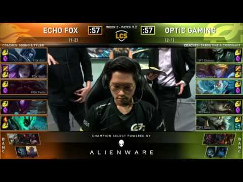 OPT vs FOX vs OpTic Gaming vs Echo Fox | Week 2 Day 2 | Highlights | LCS Spring Split 2019