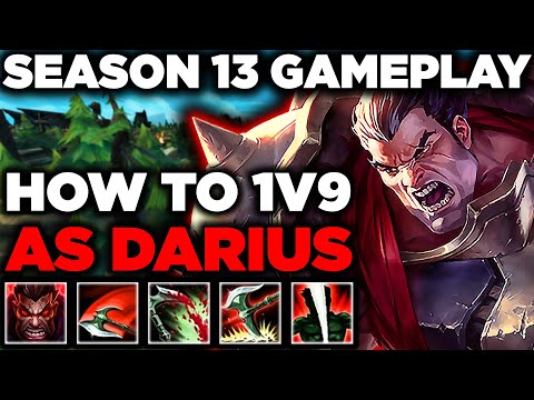High Elo Darius Gameplay | Darius Gameplay Guide | How to Climb As Darius Top in Season 13