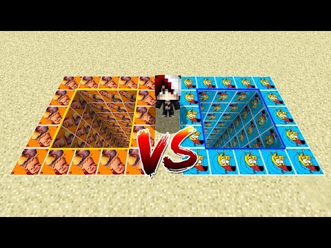 KRAL ŞAKİR VS HELLO NEIGHBOR ÇUKUR ŞANS BLOKLARI - Minecraft