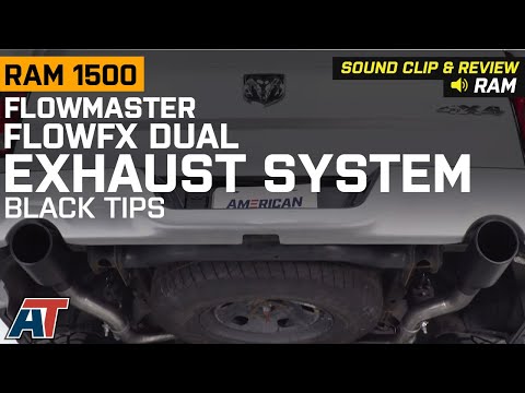 2009-2018 RAM 1500 5.7L Flowmaster FlowFX Dual Exhaust System w/ Black Tips Sound Clip & Review