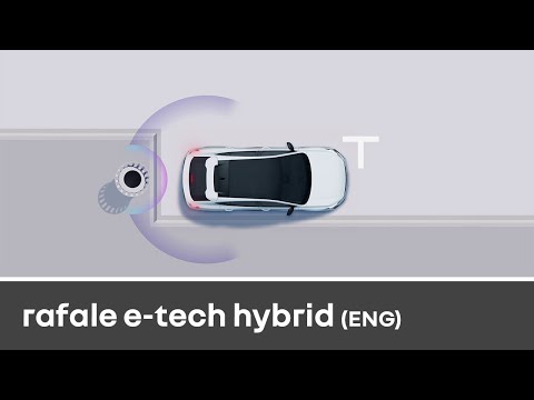 active emergency braking when reversing - Rafale full hybrid E-Tech - Renault