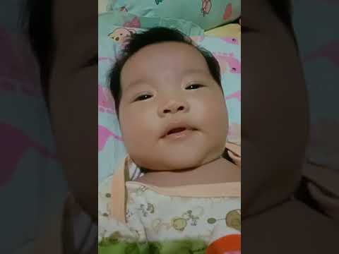 1 month 22 day baby Mya Adelina @ otet 🥰 night play