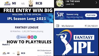 IPL season long 2021 | MI vs RCB Dream11 |  MI vs RCB  | IPL Season long 2021 Dream11 |