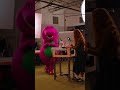 BARNEY IS HAVING A TEE RIFFIC DAY HE S FEELING ALL THE LOVE FROM THIS NEW FRIENDSHIP